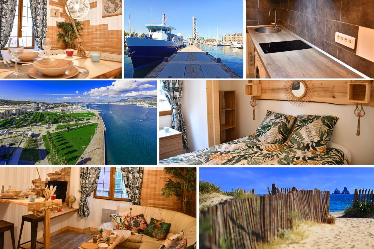 Le Cabanon H24,Atypique,Cosy,Port,Plage,Wifi,Netflix La Seyne-sur-Mer Eksteriør billede